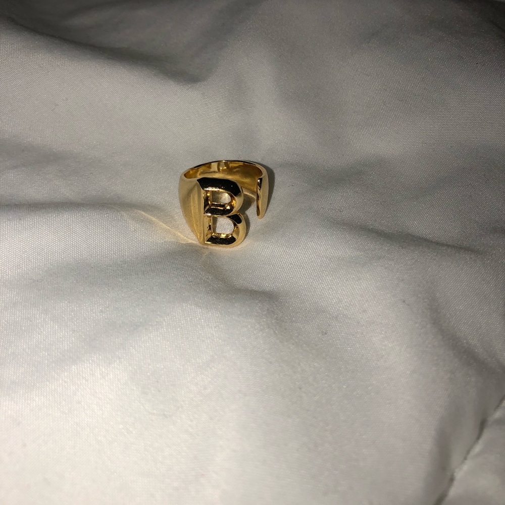 initial ring from anthropologie